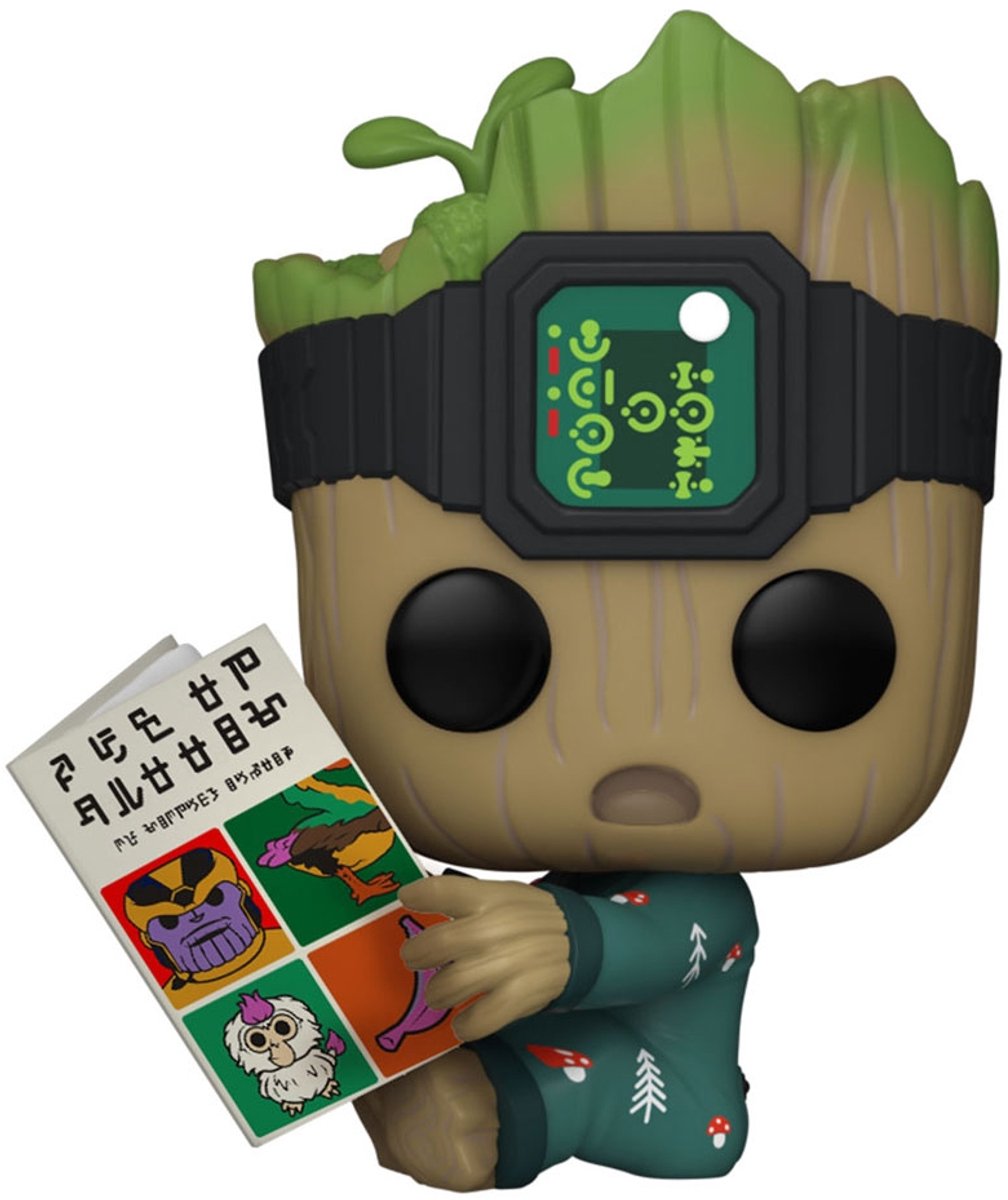   I Am Groot - Marvel POP! Groot PJs With Book 9 cm Verzamelfiguur - Multicolours