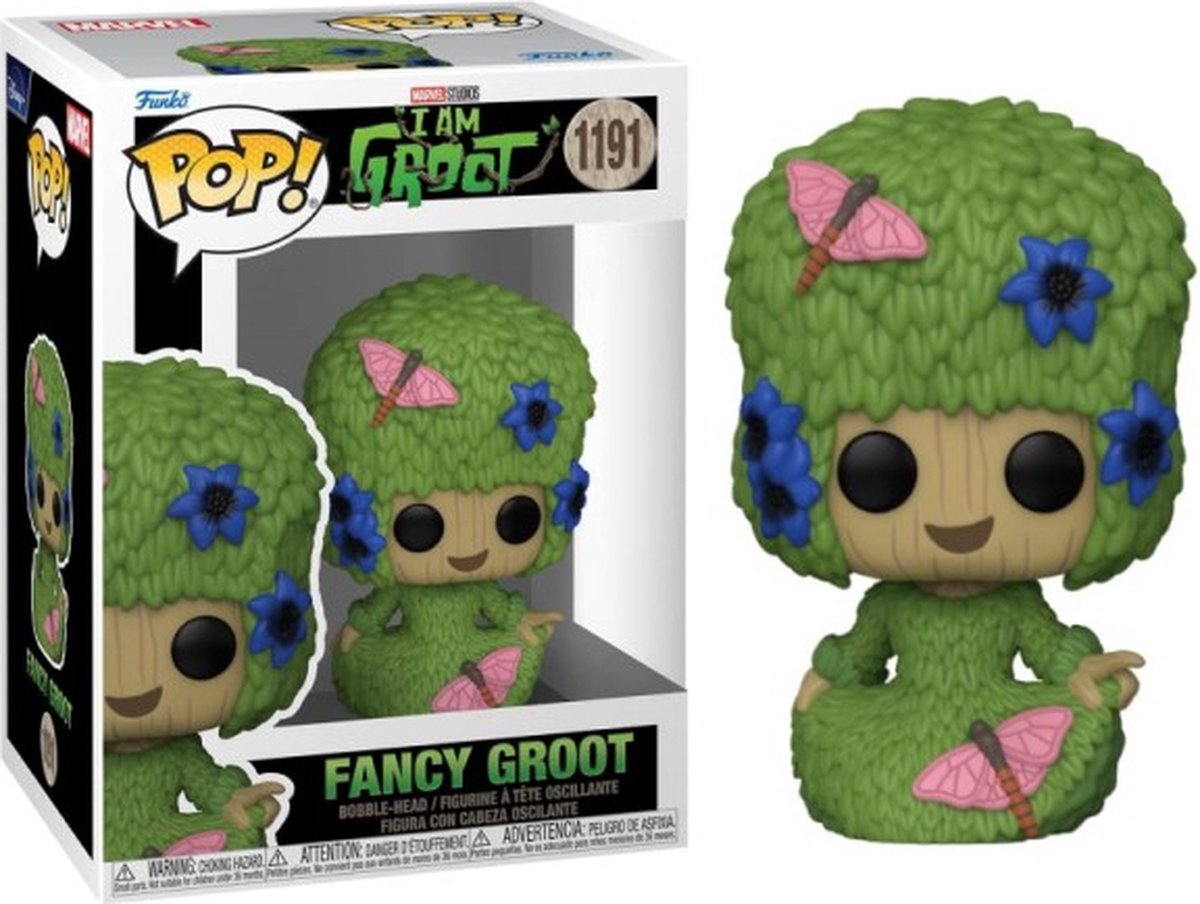   I Am Groot Verzamelfiguur Marvel POP! Groot (Marie Hair) 9 cm Multicolours