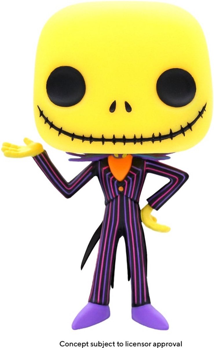   Jack Skellington (Blacklight) -   Pop! - Nightmare Before Christmas Figuur