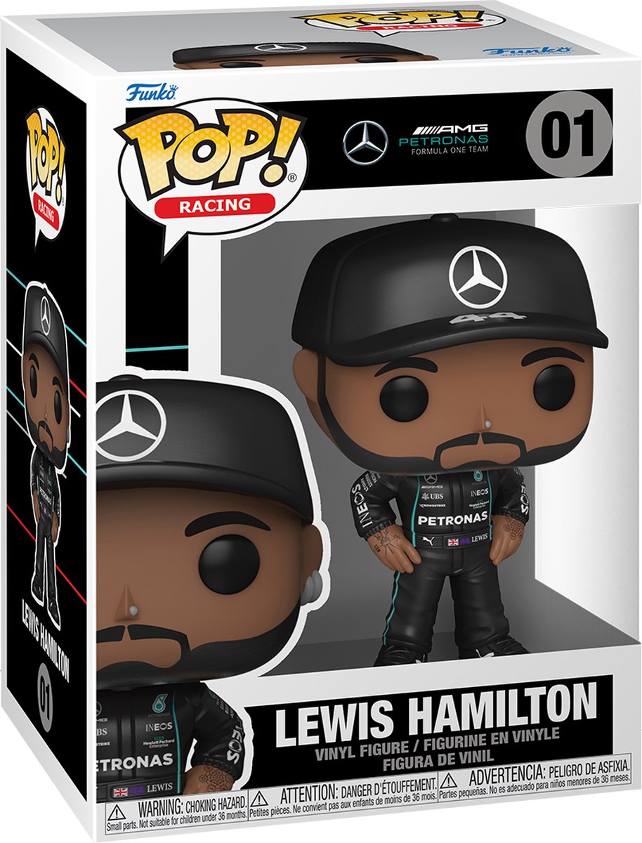   Lewis Hamilton -   Pop! Racing - Mercedes AMG Pertronas Formula One Figuur