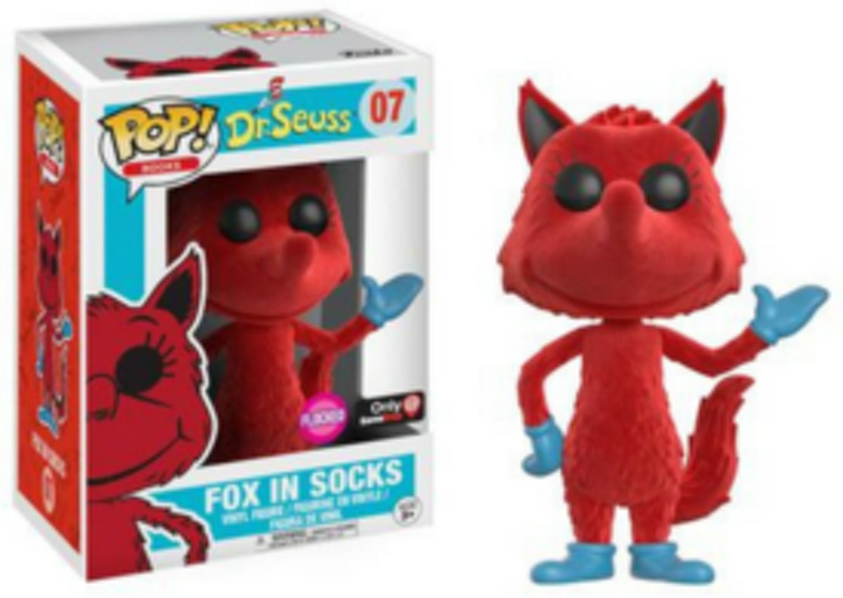   POP! - Dr.Seuss 07 Fox in Socks FLOCKED