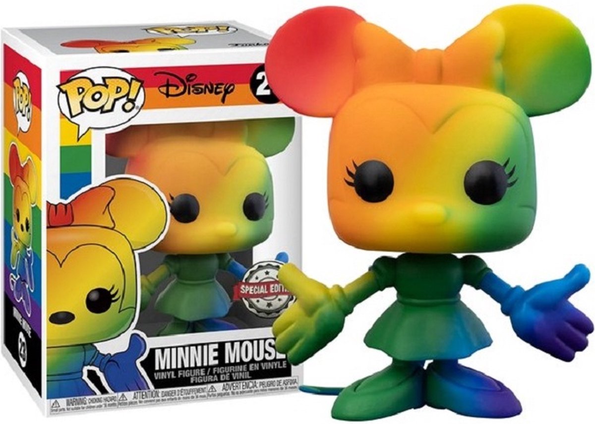   POP! - Minnie mouse - special edition pride - nr.23 - 10 cm - kunststof