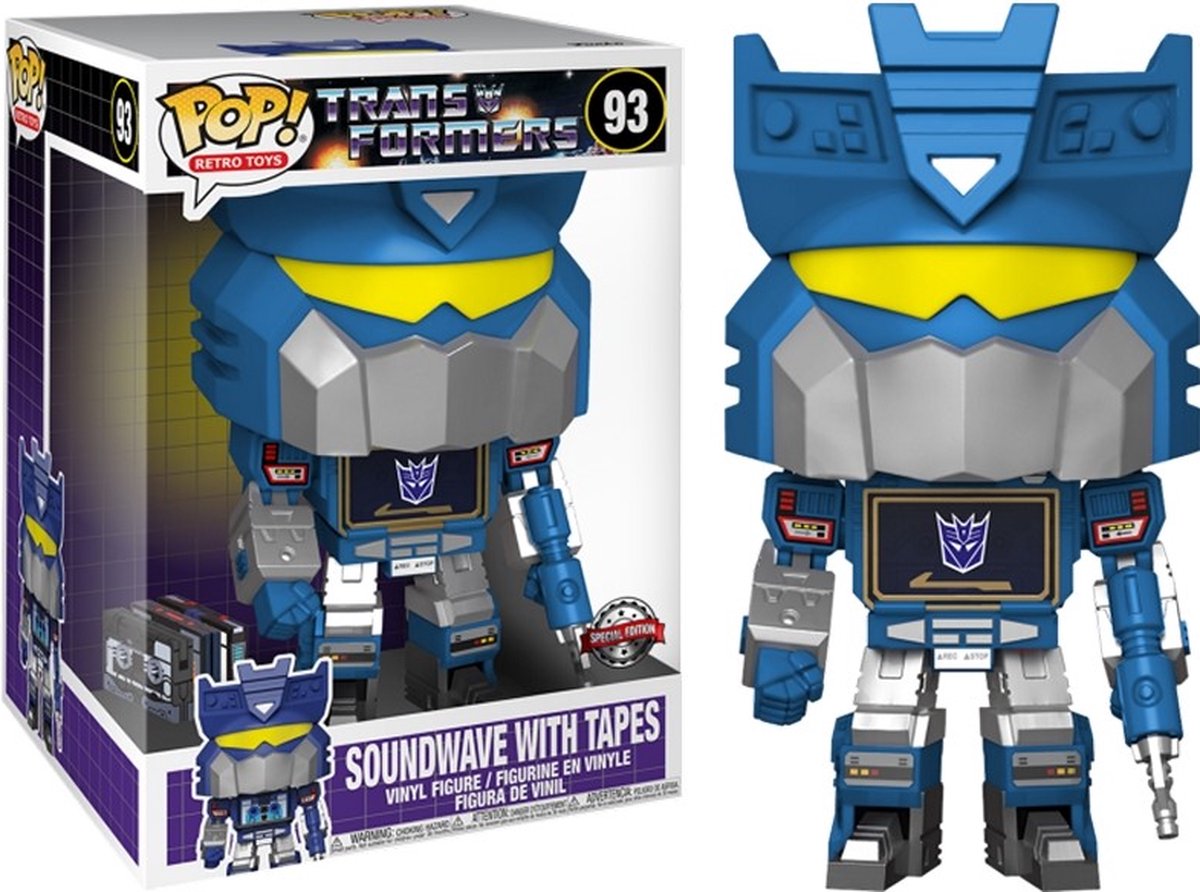   POP! - Retro Toys Transformers Soundwave with tapes (jumbo) - nr. 93