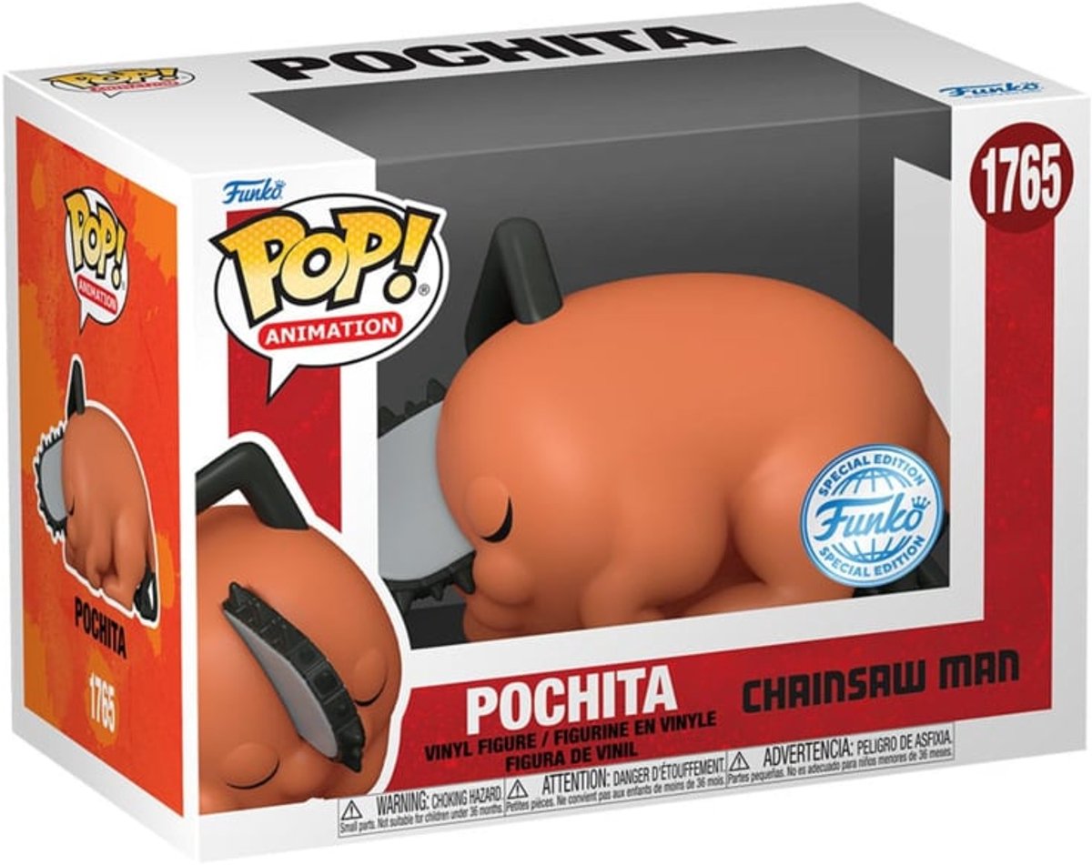   POP! Animation Sleeping Pochita 1765 Chainsaw Man Exclusive