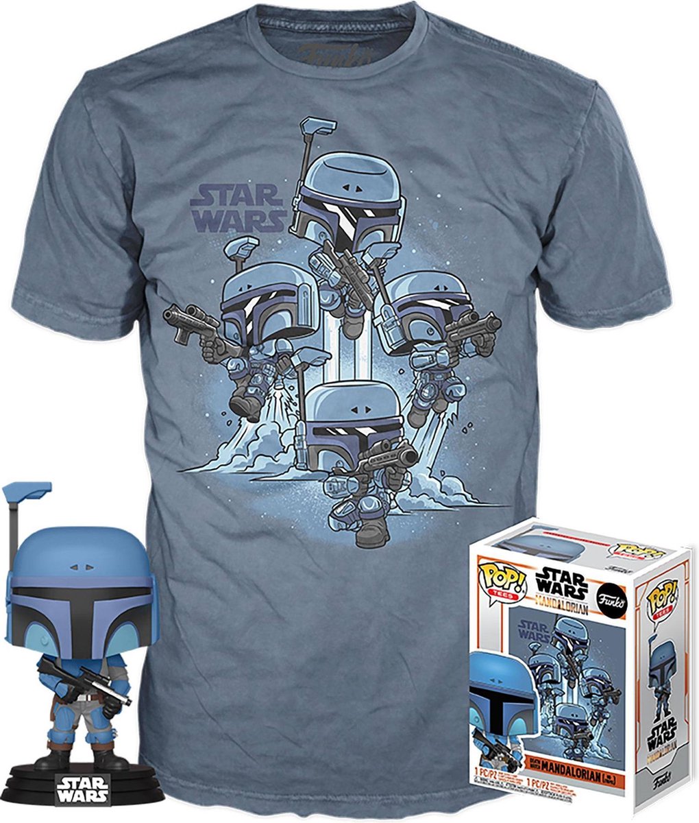   POP! Collectors Box: Pop & T-shirt - Star Wars The Mandalorian - maat L