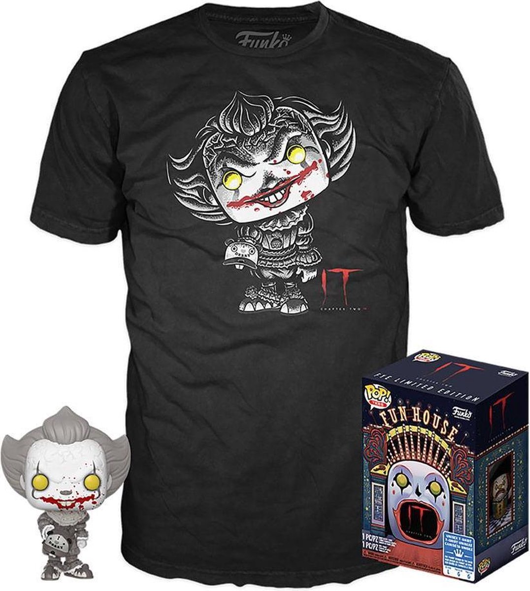   POP! Collectors Box: Stephen Kings It POP! & Tee Box Pennywise Exclusive - maat M