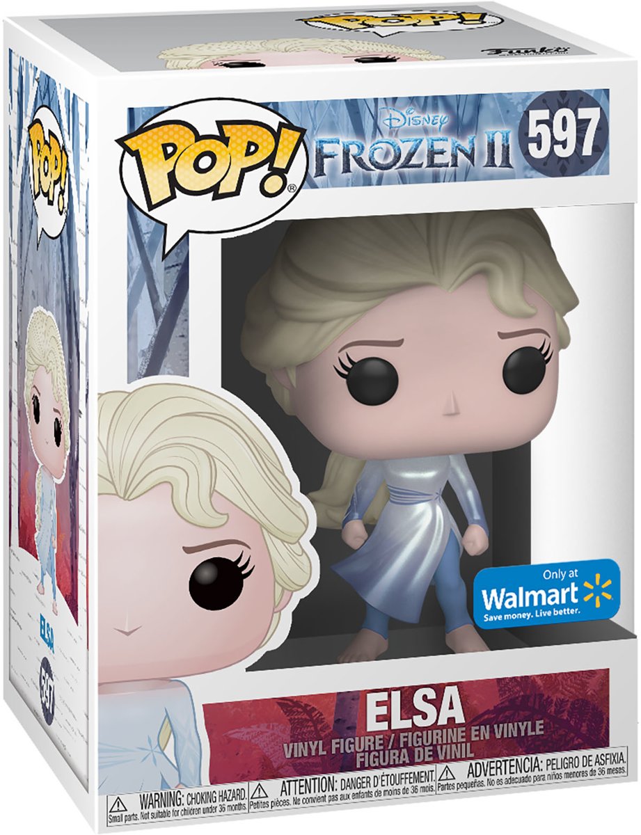   POP! Disney: Frozen 2 - Elsa (Dark Sea) (Walmart Exclusive)