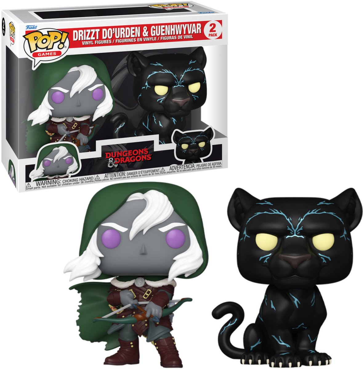   POP! Drizzt Do’Urden & Guenhwyvar 2-Pack Dungeons & Dragons