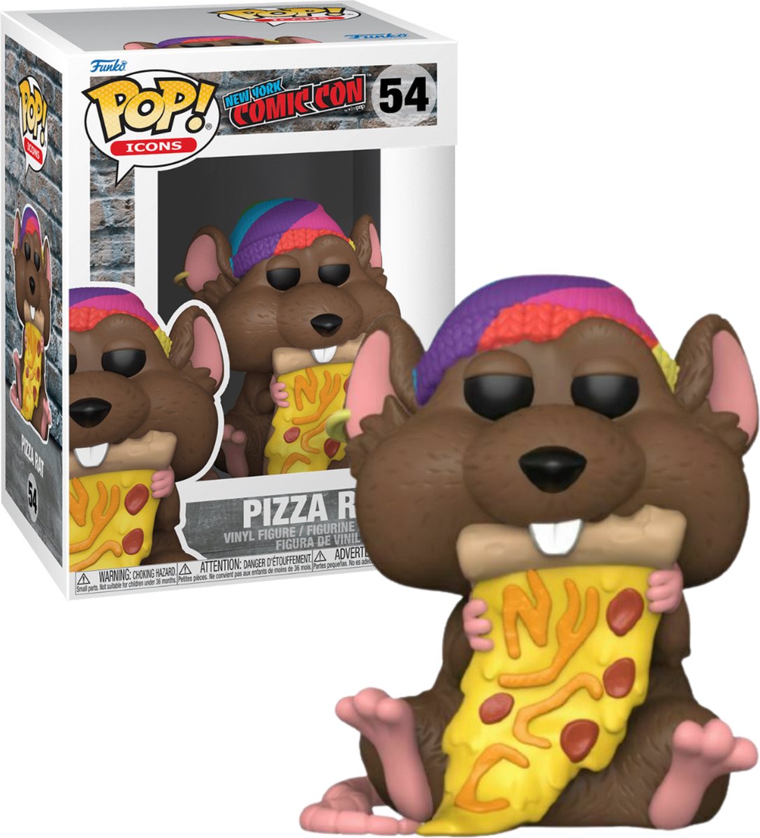   POP! Icons Comic Con New York Pizza Rat