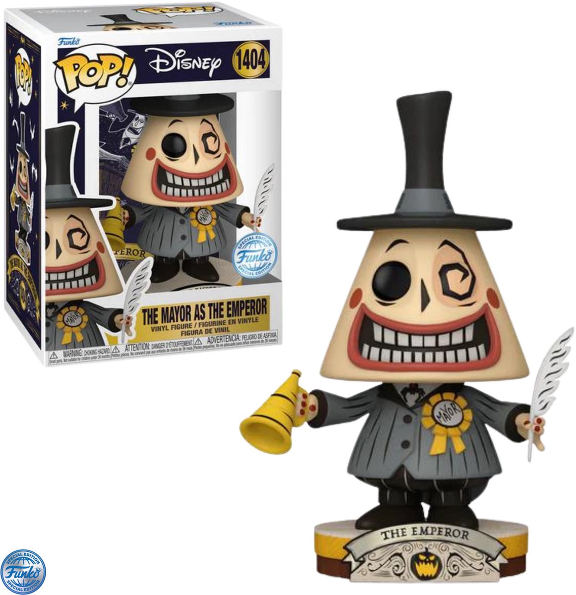   POP! NIGHTMARE BEFORE CHRISTMAS - POP Disney N° 1404 - Mayor (Tarot) Exclusive