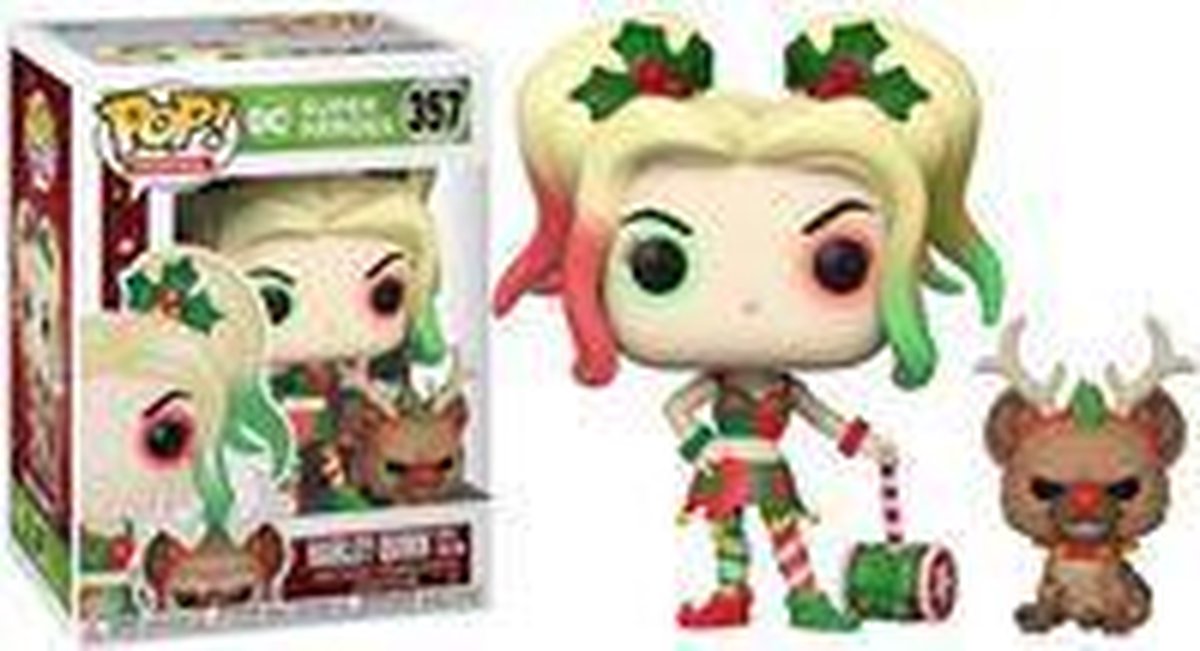   POP! Vinyl DC Comics Holiday Harley Quinn with Helper