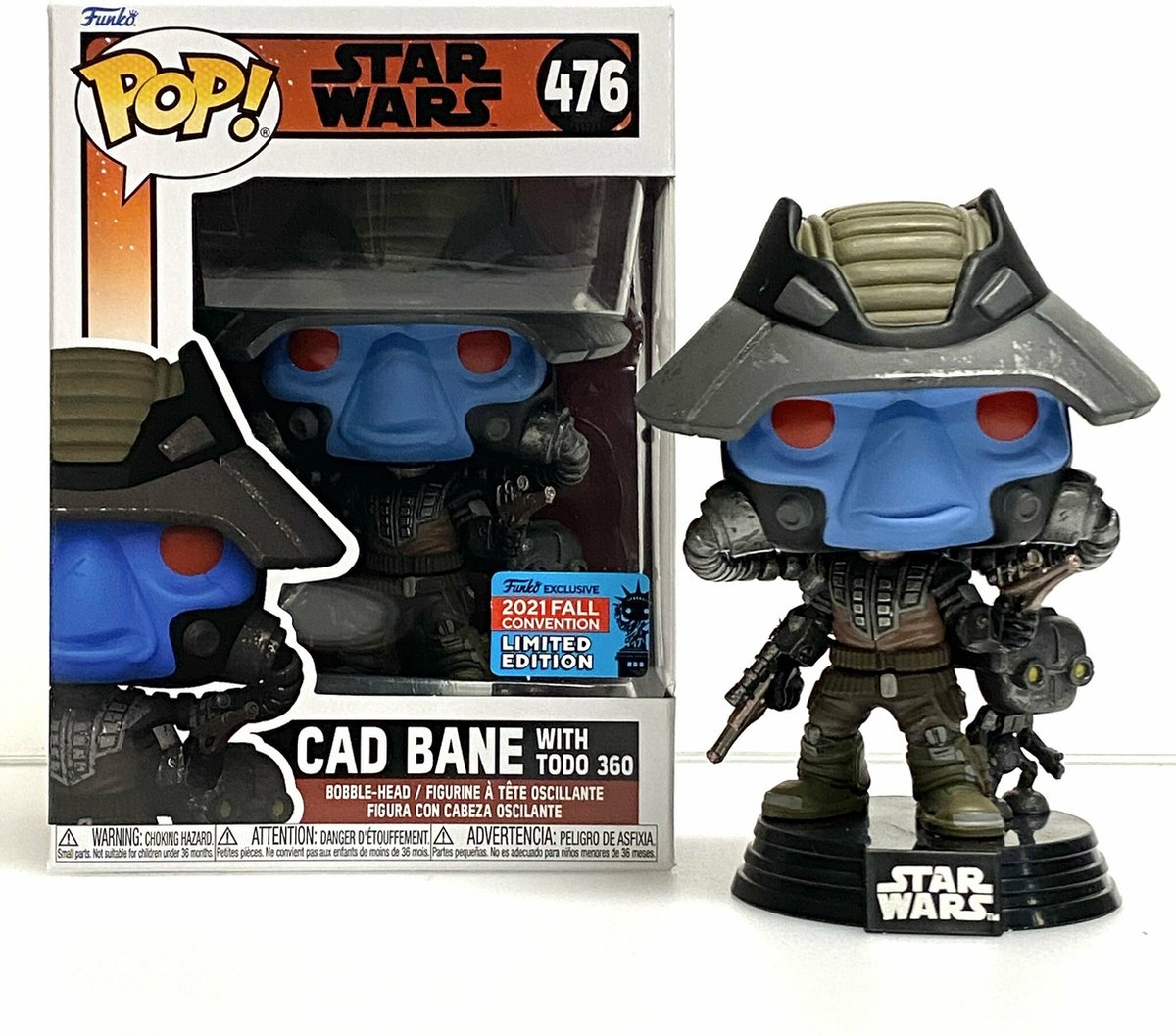   POP Star Wars 476 Cad Bane with Todo 360 2021 Fall Convention