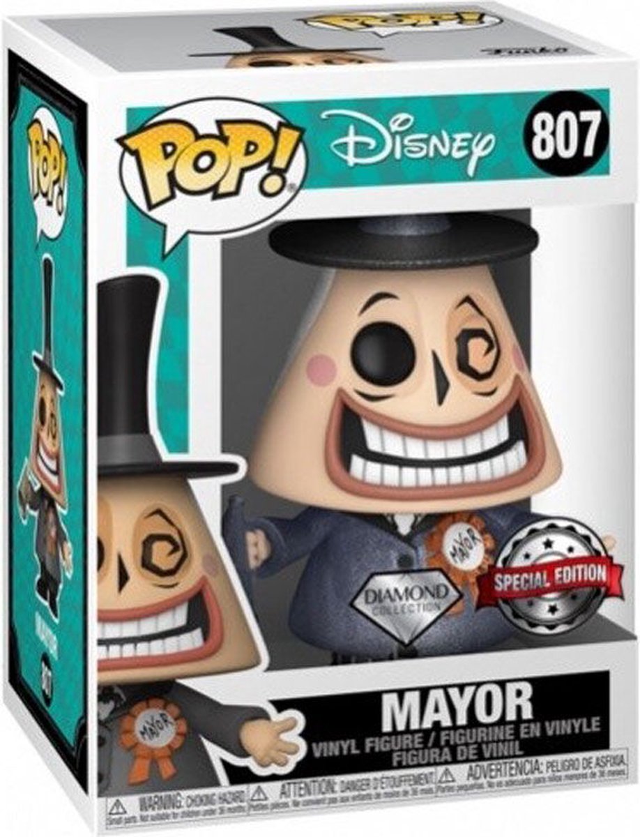   POp! NBX - POP N° 807 - Mayor Diamond Glitter Exclusive - Rare vaulted