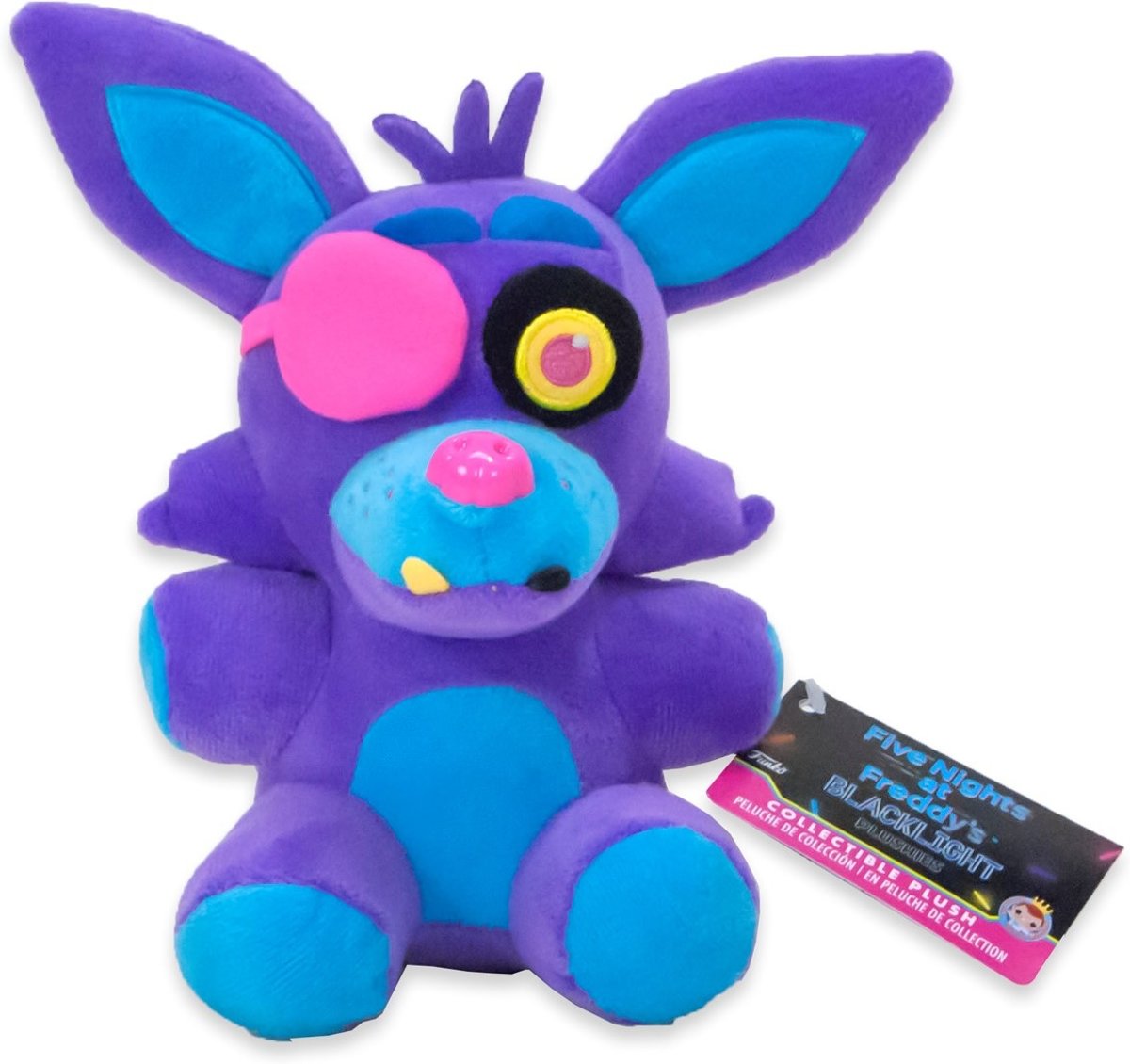 Funko Plushies Five Nights at Freddys - Foxy Blacklight Purple Knuffel 18 cm