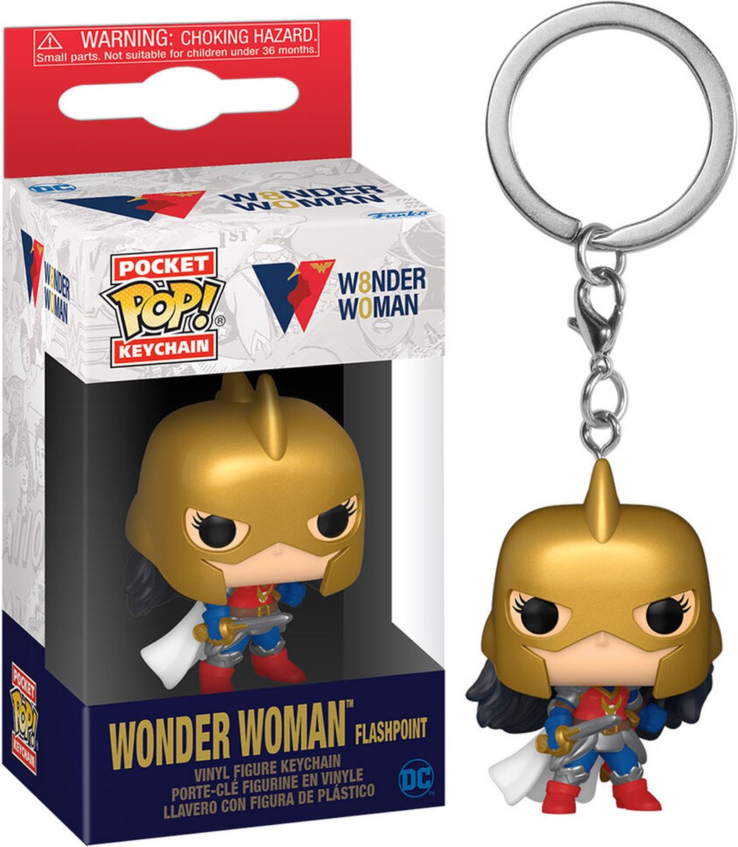   Pocket POP! Keychain DC Comics 80Th Wonder Woman Flashpoint