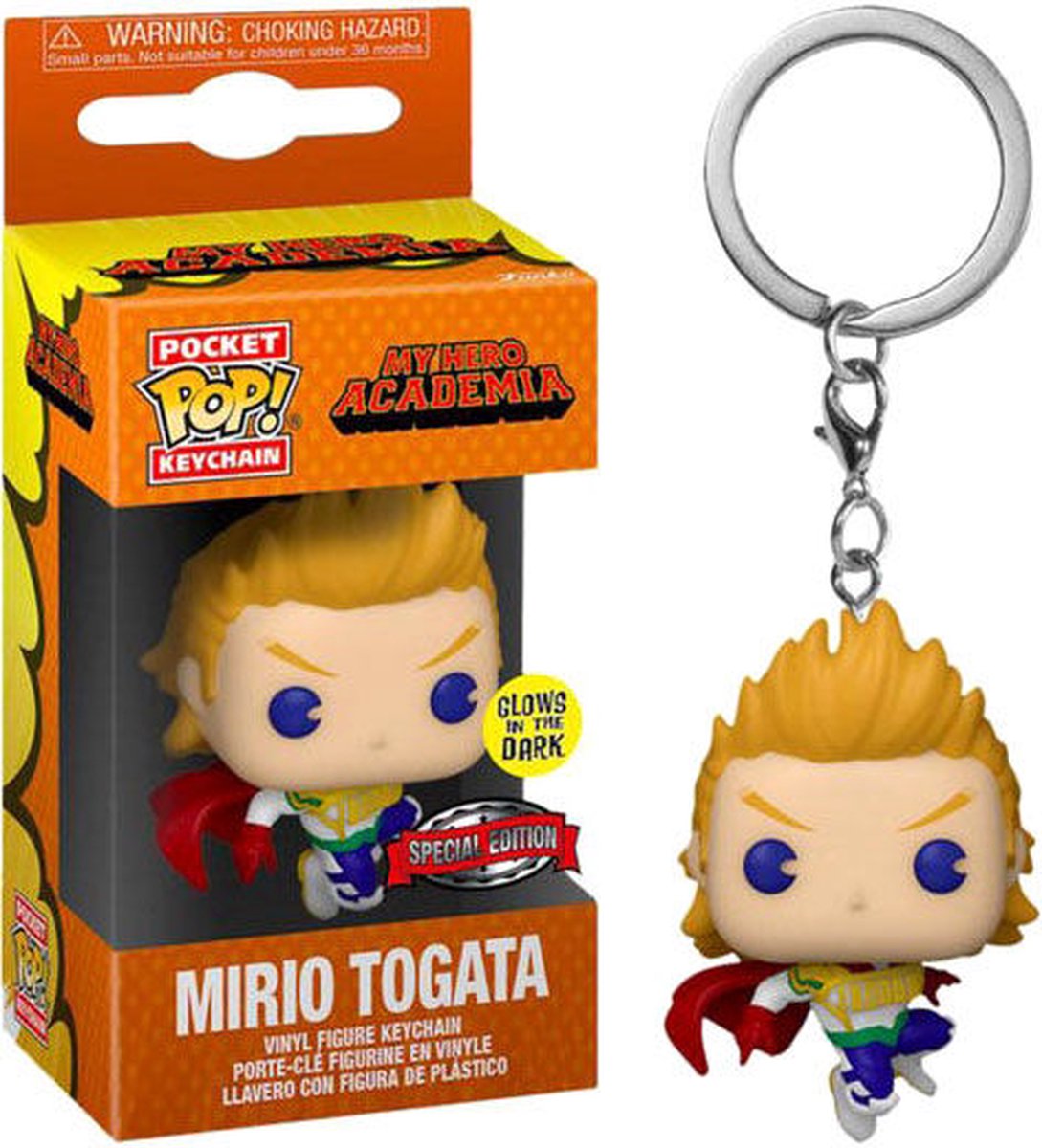   Pocket POP Keychain My Hero Academia Mirio Togata Exclusive - Glow in the dark