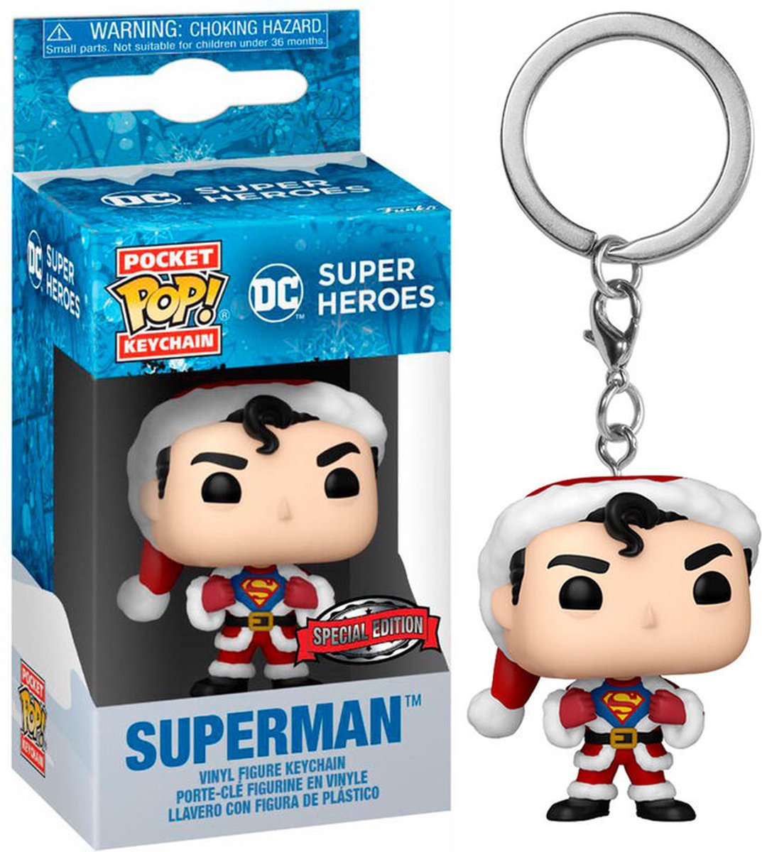   Pocket POP Sleutelhanger DC Comics Holiday Superman Exlusive