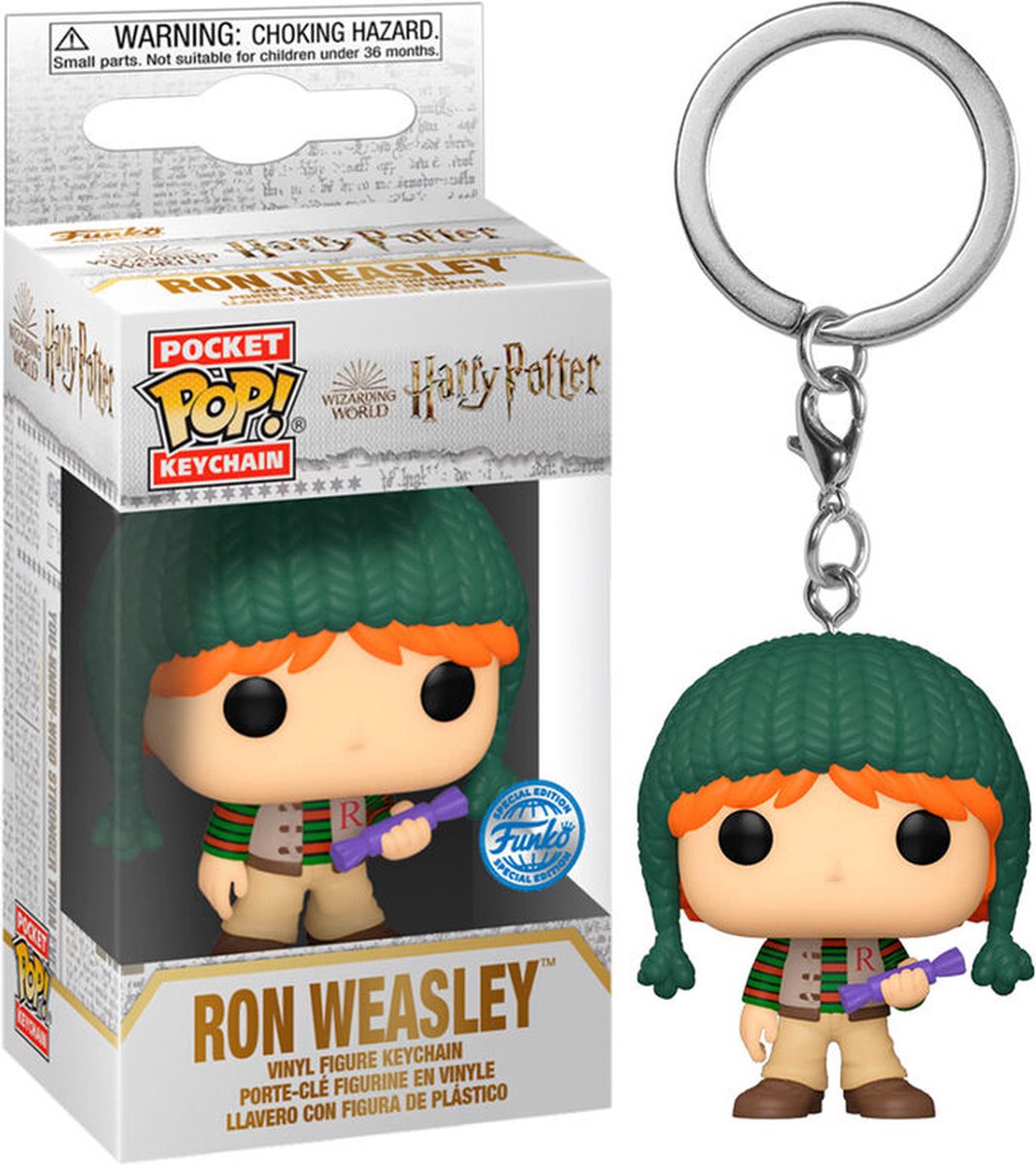   Pocket POP Sleutelhanger Harry Potter Holiday Ron Exlusive