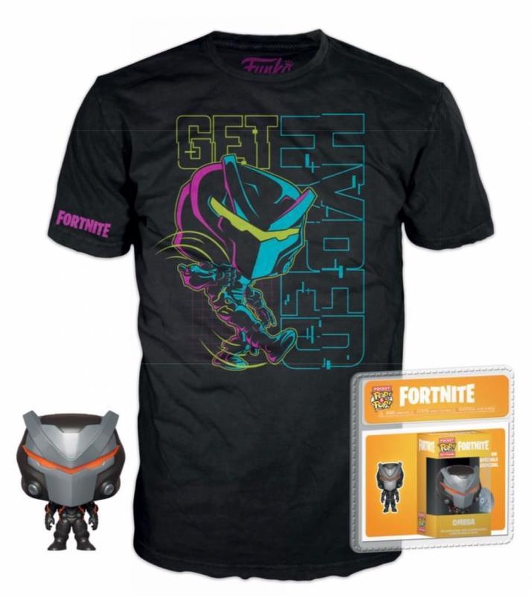   Pocket Pop! & T-Shirt Fortnite Omega - Size L