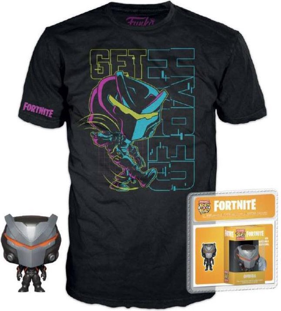   Pocket Pop! & T-Shirt Fortnite Omega - Size XL