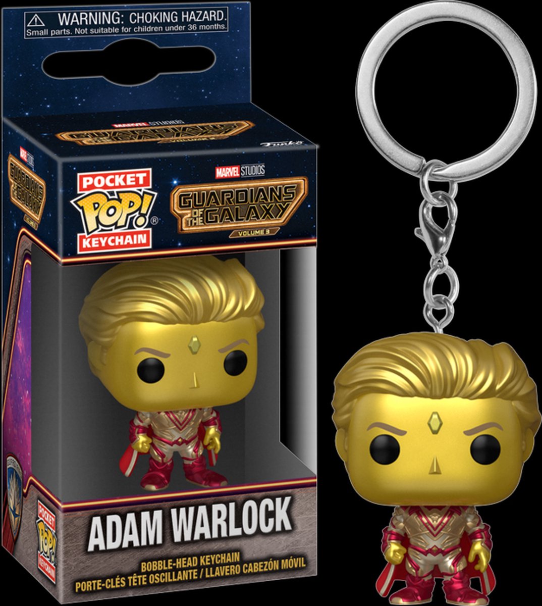   Pocket Pop! Marvel Studios ; Guardians of the Galaxy - Adam Warlock keychain