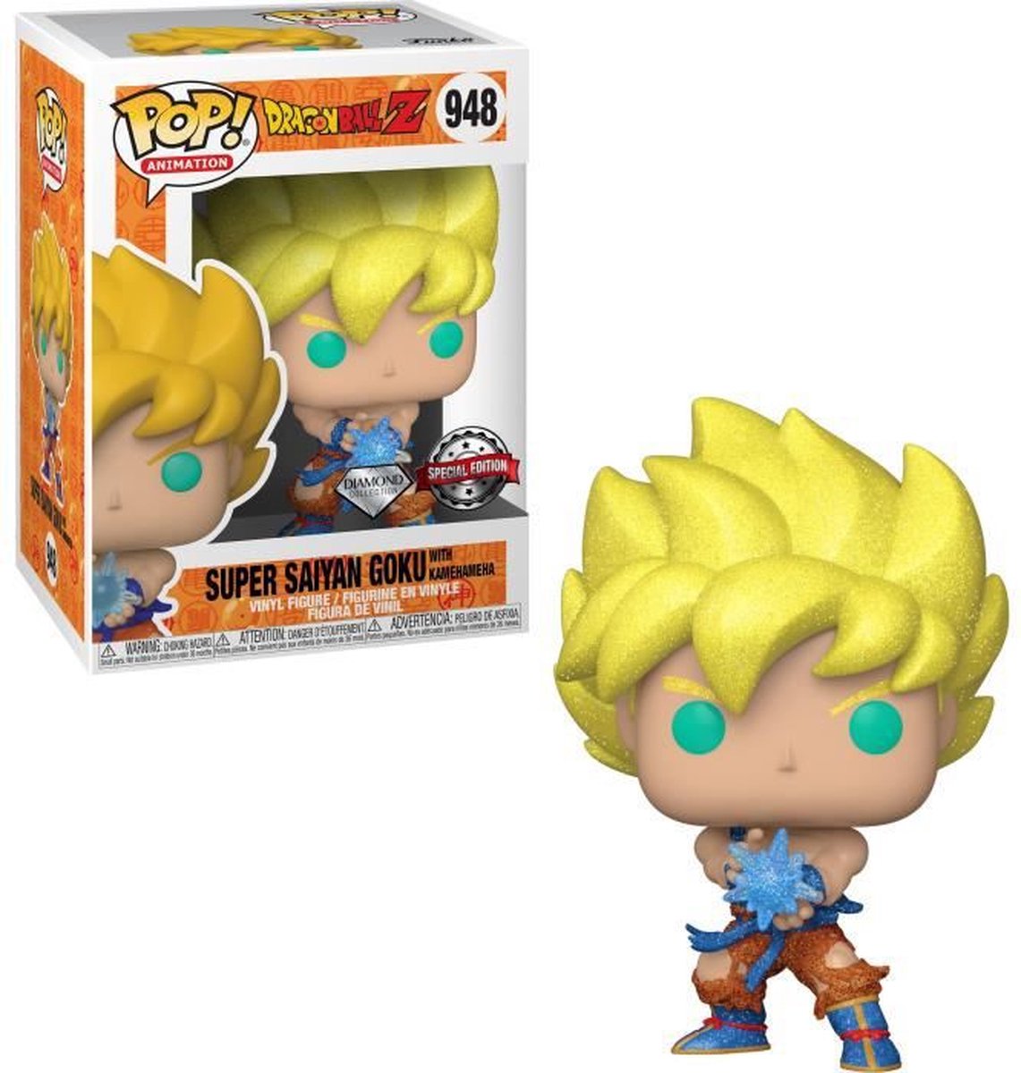   Pop! Animatie: Dragon Ball Z - Son Goku Kamehameha Wave (exclusief Cdiscount)