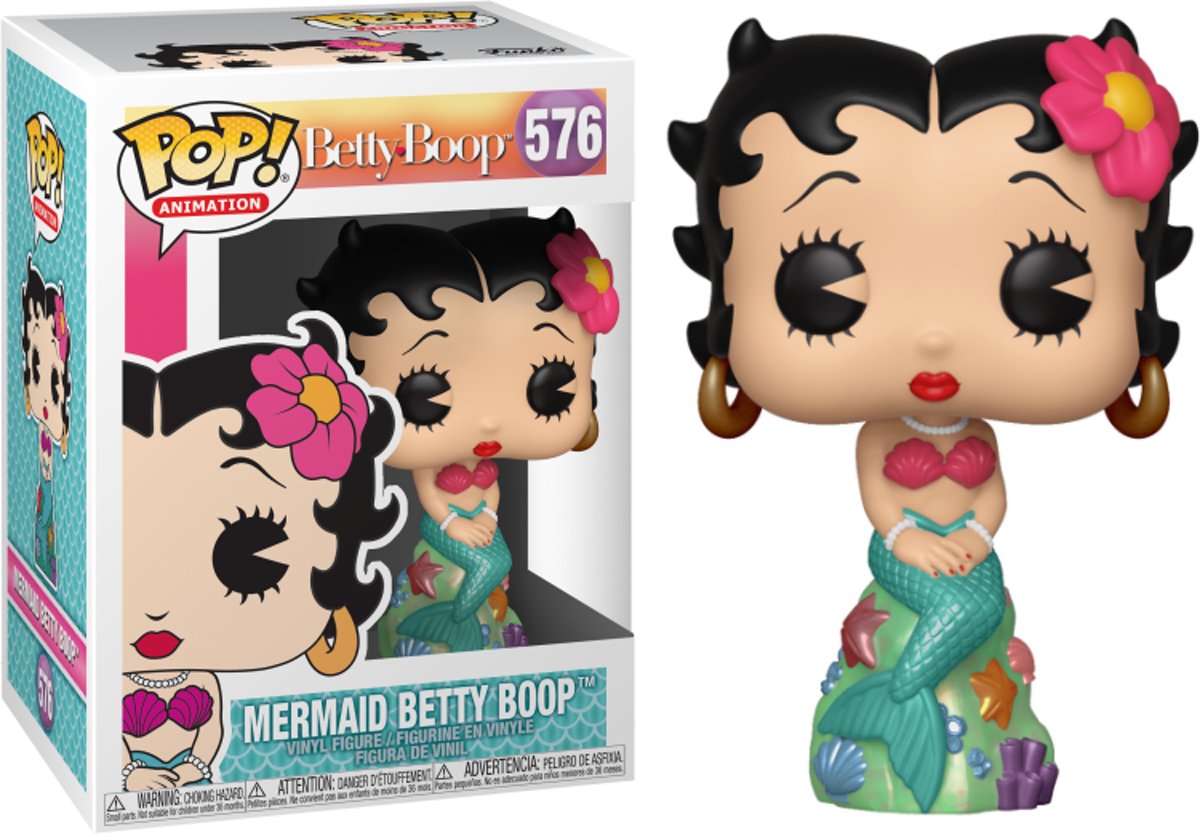   Pop! Animation: Betty Boop Mermaid Betty Boop 576 - Verzamelfiguur