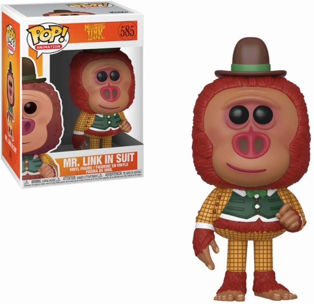   Pop! Animation: Missing Link Link w/clothes  - Verzamelfiguur