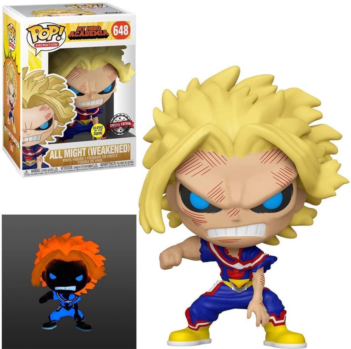   Pop! Animation: My Hero Academia S3 All Might Weakened Hero (GW) (Exc)