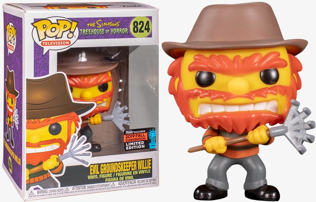   Pop! Animation Simpsons - Evil Groundskeeper Willie, Fall Convention 2019 Exclusive