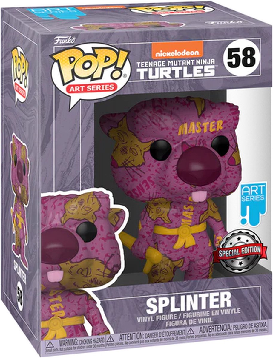   Pop! Artist Series: TMNT 2: Secret of the Ooze - Splinter (Graffiti Deco) - US Exclusive - CONFIDENTIAL