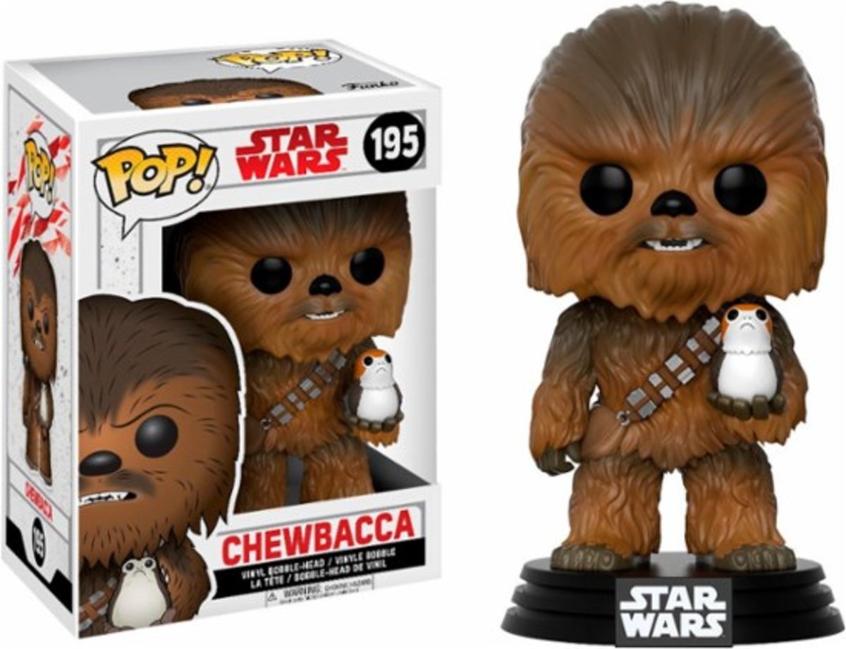   Pop! Bobble: Star Wars: E8 TLJ - Chewbacca w/ Porg