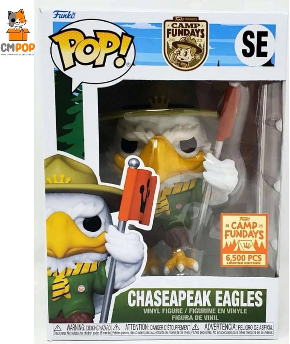   Pop! Camp Fundays - Chaseapeak Eagles 6500 pcs limited edition