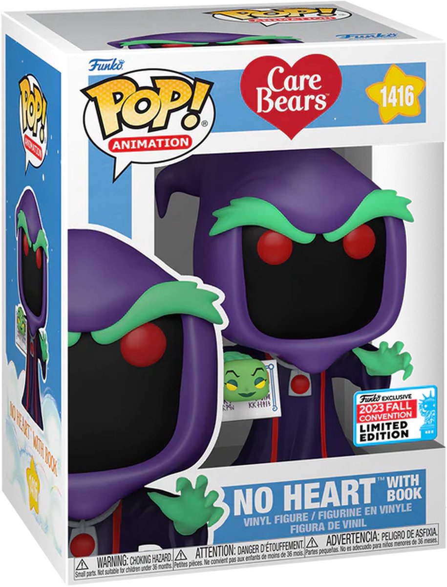   Pop! Care Bears - No Heart with Book (2023 Fall Convention Exclusive)