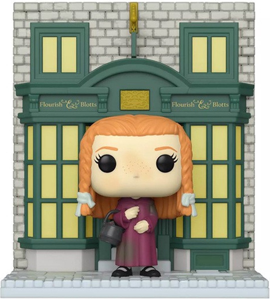   Pop! Deluxe - Ginny Weasley / Ginny Wemel met Flourish and Blotts - Harry Potter Figuur