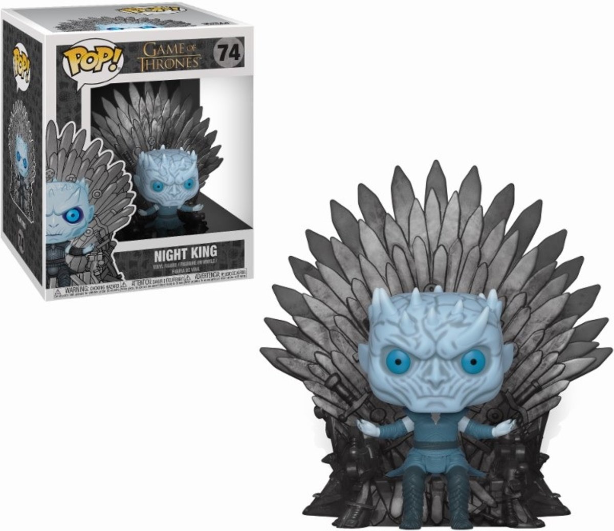   Pop! Deluxe: Game of Thrones S10 Night King Sitting on Throne - Verzamelfiguur