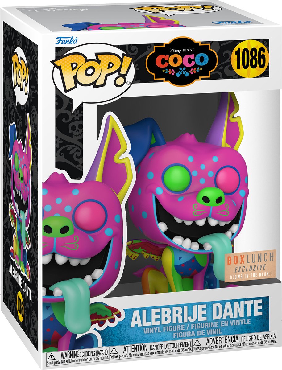   Pop! Disney: Coco - Alebrije Dante (Blacklight) - US Exclusive