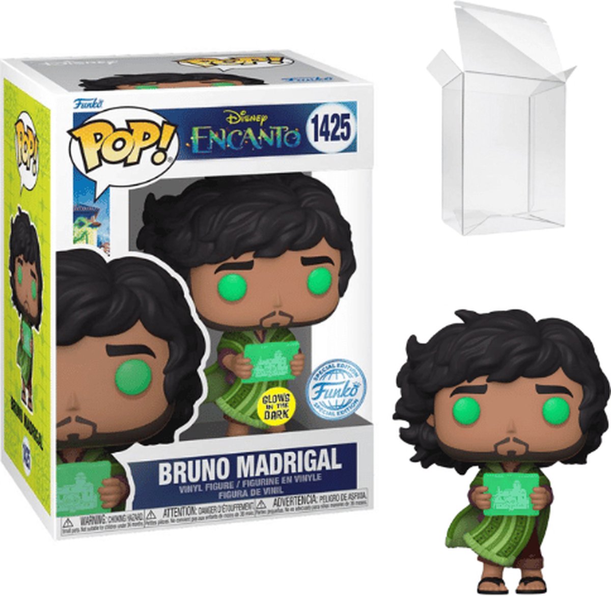   Pop! Disney: Encanto - Bruno Madrigal with Prophecy Glow in the Dark Exclusive