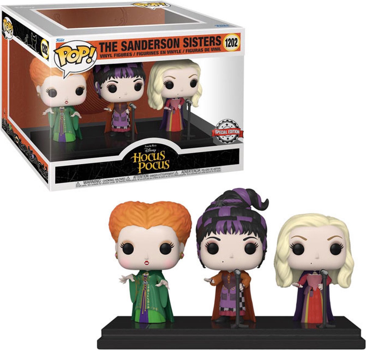   Pop! Disney: Hocus Pocus (1993) - The Sanderson Sisters I Put A Spell On You Movie Moment Exclusive