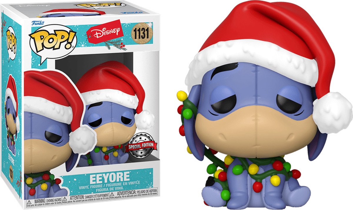   Pop! Disney Pixar: Kerstmis Holiday - Eeyore (with Lights) kerst lichtjes - US Exclusive