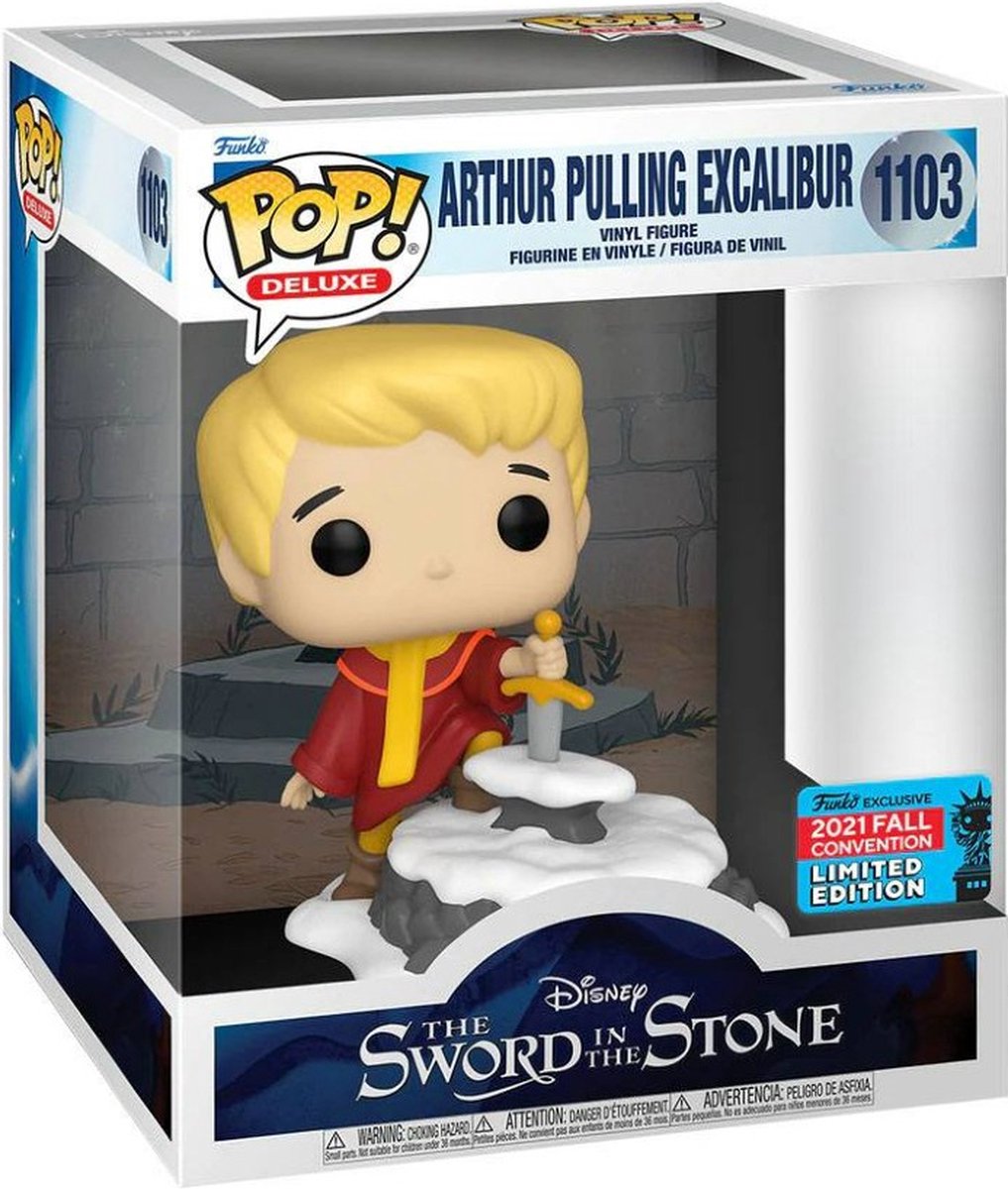   Pop! Disney: The Sword in the Stone - Arthur Pulling Excalibur Deluxe (2021 Fall Convention Exclusive)
