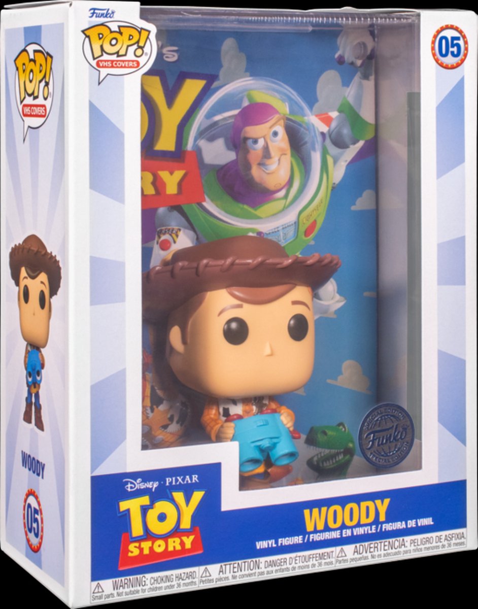   Pop! Disney: Toy Story - Woody with Lenny the Binoculars VHS Covers