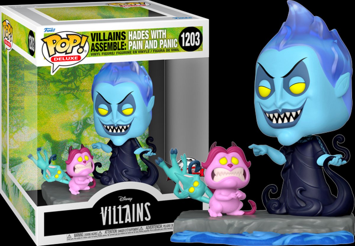   Pop! Disney Villains Assemble - Hades with Pain & Panic Deluxe Diorama