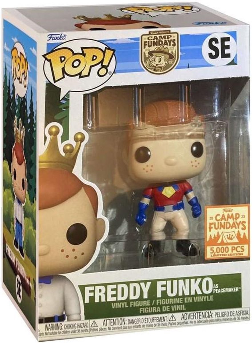   Pop! Freddy  : Camp Fundays - Freddy   as DC Comics The Suicide Squad Peacemaker - SE 5000 Pieces LE Exclusive