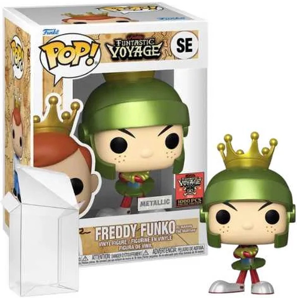   Pop! Funtastic Voyage - Freddy   as Marvin the Martian - Funtastic Voyage 1000LE Metallic