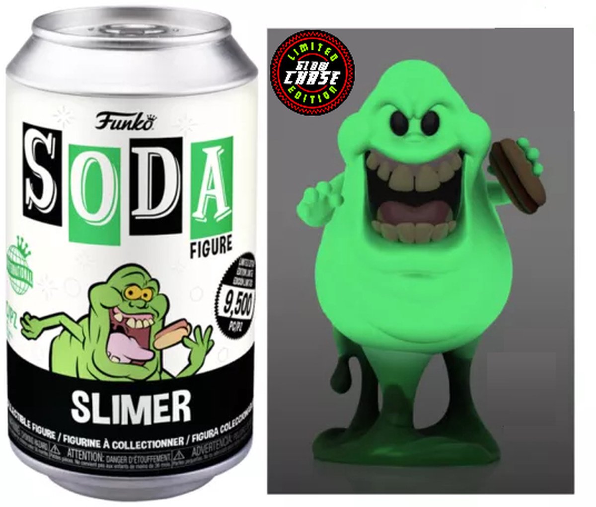   Pop! Ghost Busters Slimer with Chase 9500 pcs Exclusive Soda Pop