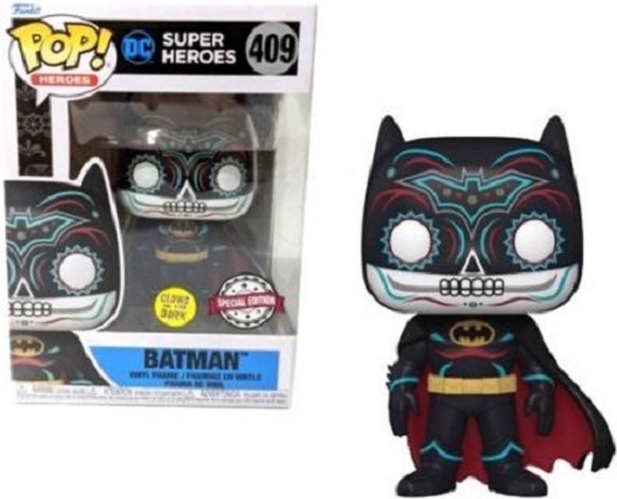   Pop! Heroes: Dia De Los DC - Batman (Glow in the Dark) - US Exclusive - CONFIDENTIAL