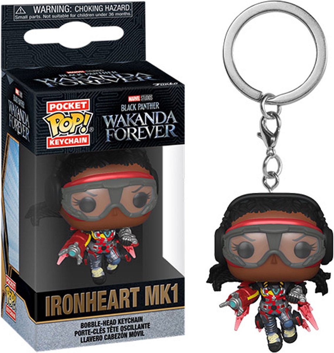   Pop! Key Chain sleutelhanger Ironheart MK1 - Wakanda Forever Black Panther marvel