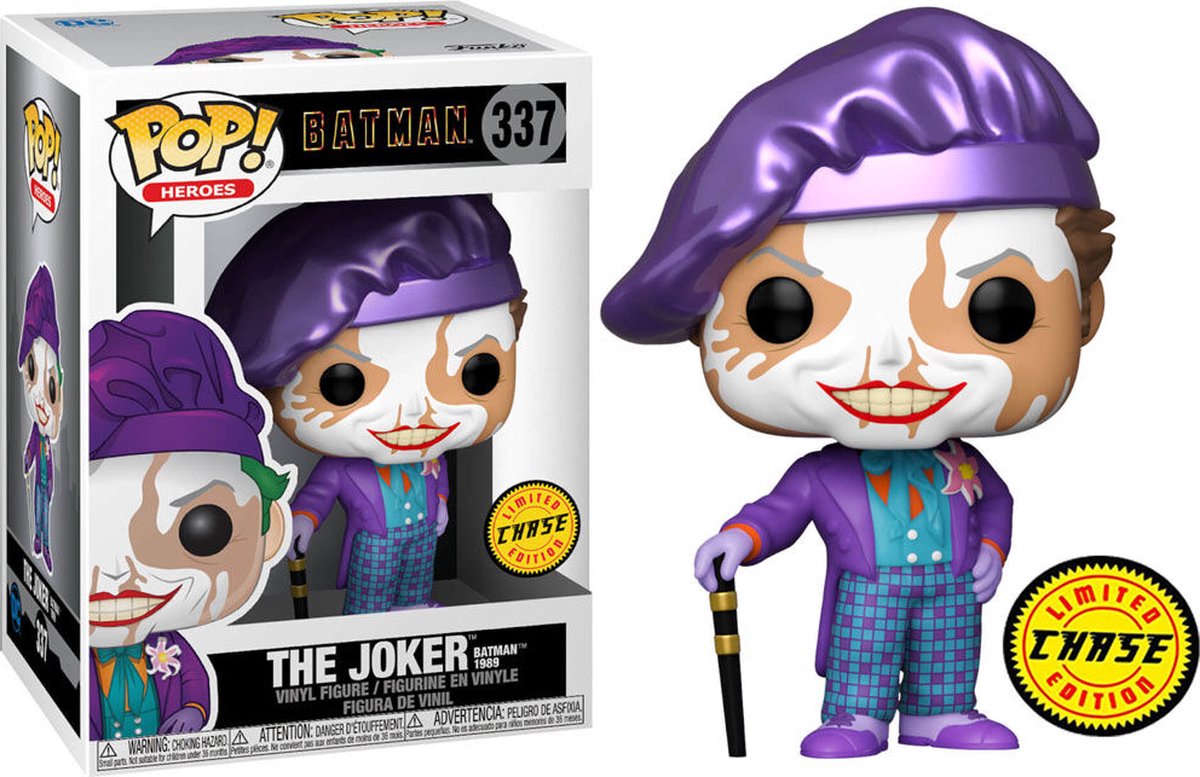   Pop! Limited Chase Heroes Batman 1989 Joker with Hat