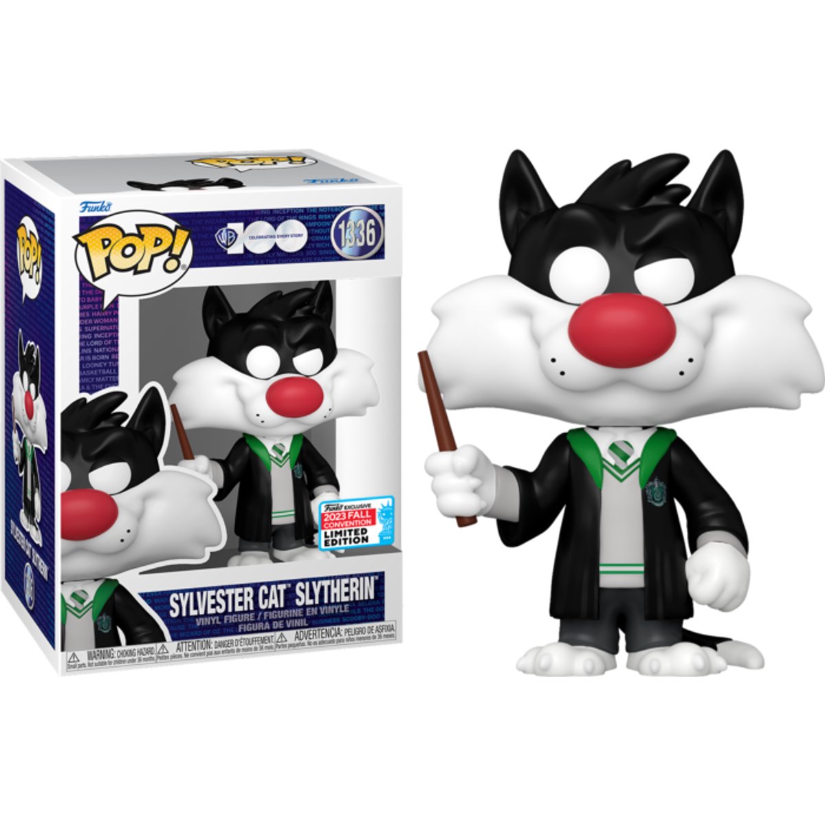   Pop! Looney Tunes x Harry Potter - Sylvester Cat Slytherin (2023 Fall Convention Exclusive)